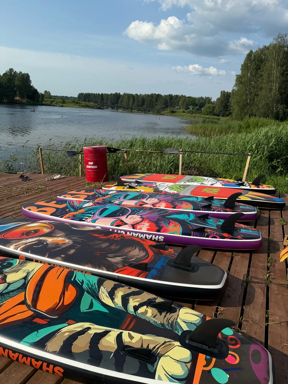 Команда Sup_Station на реке Оредеж